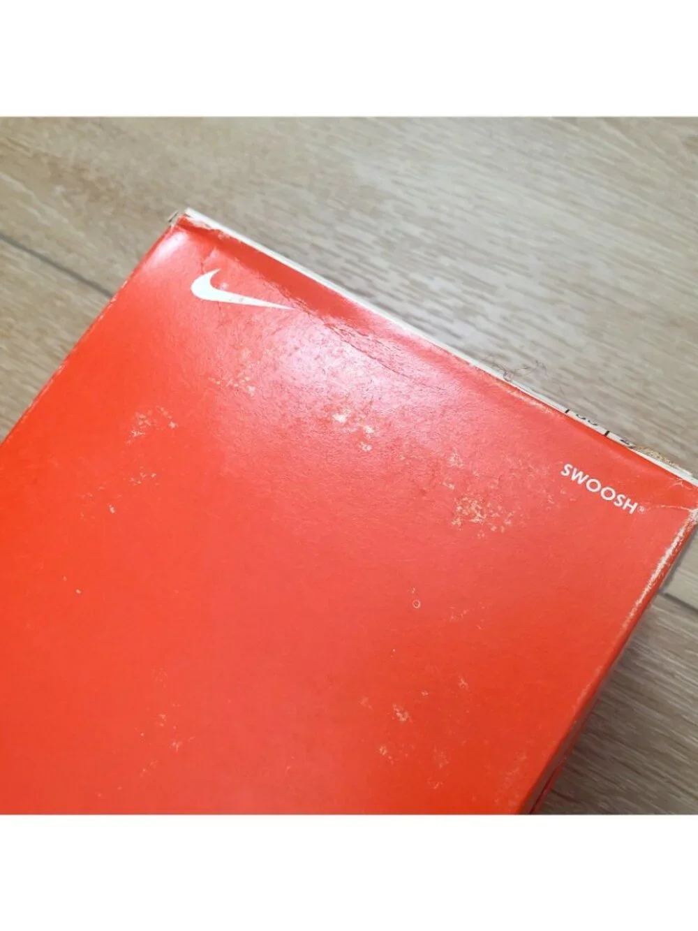 Vintage 1984 Nike Rebound Shoe Box ONLY Orange White Swoosh Retro READ 80s 8406